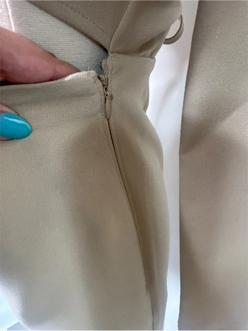 Abercrombie & Fitch Cutout Blazer Long Sleeve Mini Dress